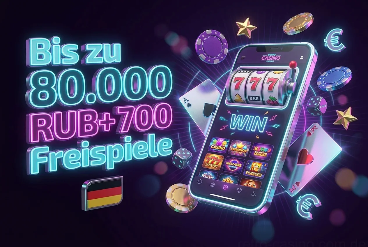 Bis zu 80.000 RUB+ 700 Freispiele