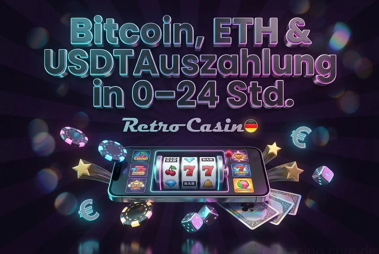Bitcoin, ETH & USDTAuszahlung in 0–24 Std.